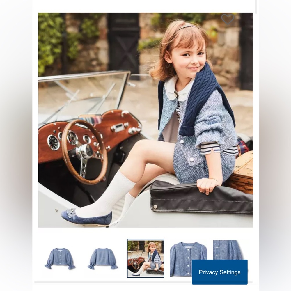 Janie and Jack Boucle Matching Set